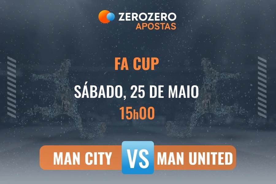 Odds e prognstico Manchester City vs Manchester United  25/05/2024  FA CUP  